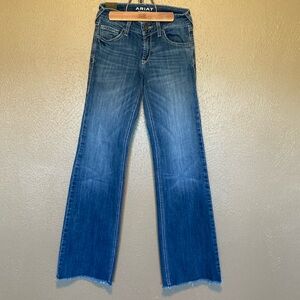 Ariat Denim size 25 R trouser raw hem